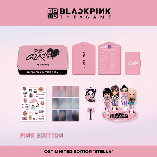 (ONE) BLACKPINK - BLACKPINK THE GAME OST [THE GIRLS] Stella ver. (LIMITED EDITION) (PINK ver.)