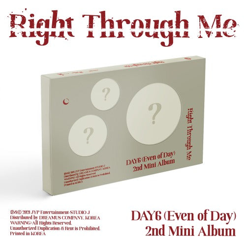 (ONE) DAY6 (Even of Day) - Right Through Me / 2nd Mini Album