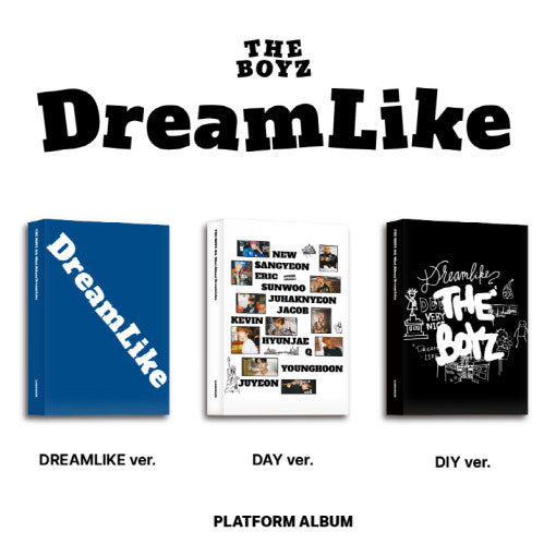 (SET) THE BOYZ 3 SET / DREAMLIKE 4th mini album, PLATFORM ver (3 types/non-CD/L100005928)