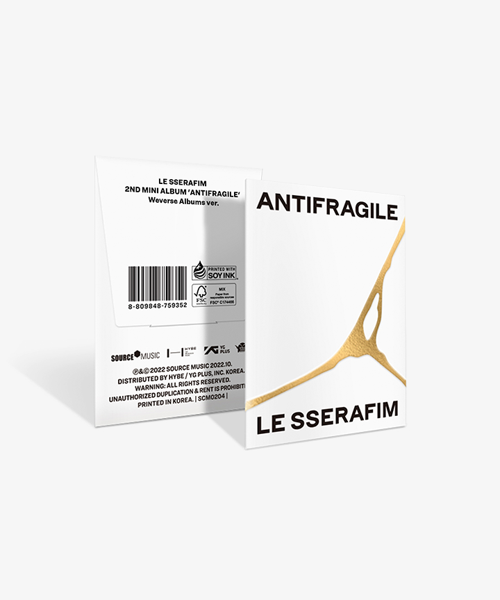 (ONE) LE SSERAFIM 2nd Mini Album 'ANTIFRAGILE' (Weverse Albums Ver.)