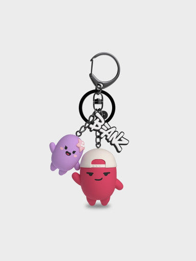 (ONE) Line Friends Beans Jay&Jelly Waggle Keyring