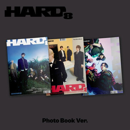 (ONE) SHINee 8th Album - HARD [Photo Book Ver.][1 type out of 3 types sent randomly] (After June 27th)