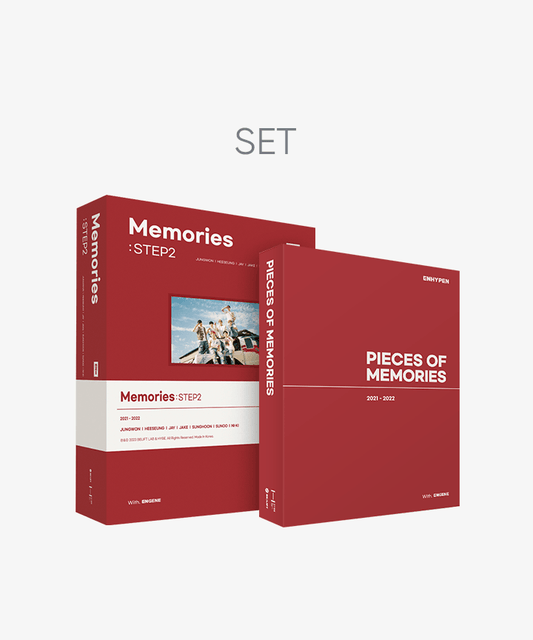 (SET) ENHYPEN Memories : STEP 2 DIGITAL CODE + PIECES OF MEMORIES [2021-2022] SET