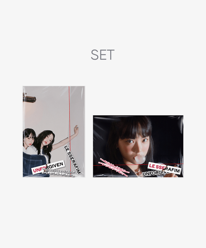(SET) LE SSERAFIM 1st Studio Album 'UNFORGIVEN' (WEVERSE ALBUMS Ver.) Set