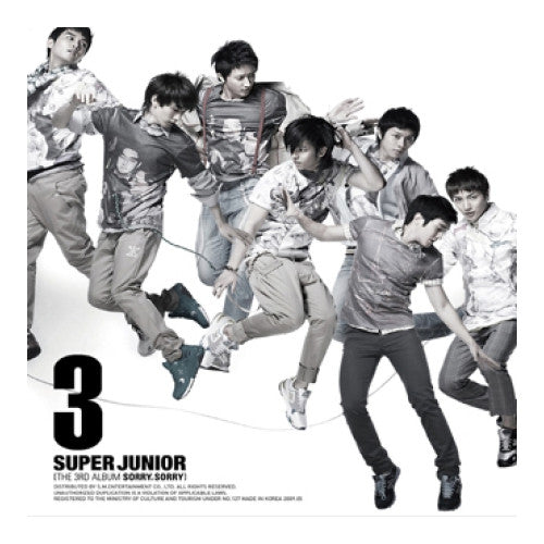 (ONE) Super Junior -  3rd album Sorry Sorry C version