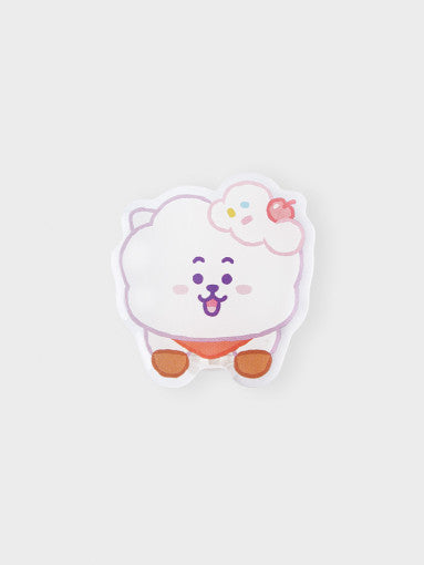 (ONE) BT21 COOKY ON THE CLOUD Edition Acrylic Clip Magnet