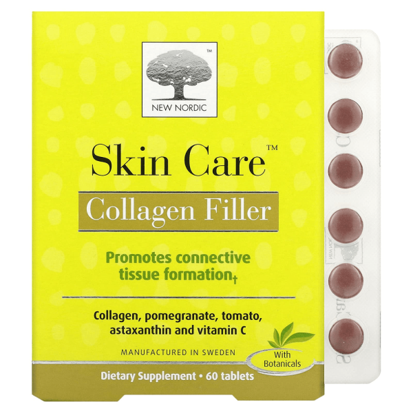 (ONE) New Nordic US Inc Skin Care Collagen Filler 60 Tablets