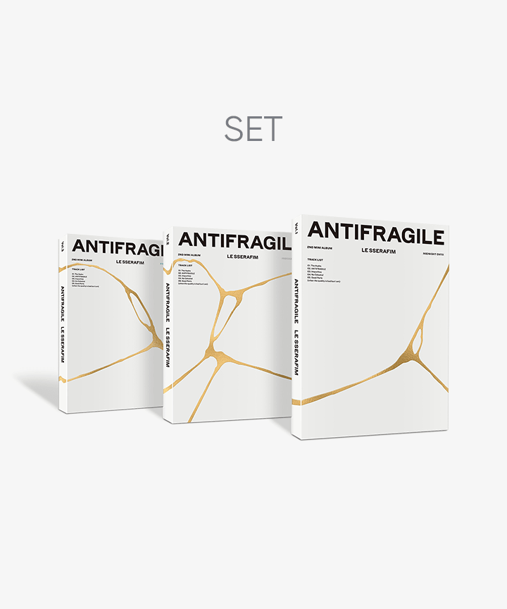 (SET) LE SSERAFIM 2nd Mini Album 'ANTIFRAGILE' Set