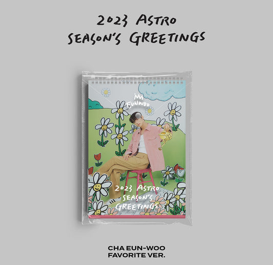 البومات نادره |(ONE) ASTRO 2023 Season Greetings Cha Eun-woo CHA EUN-WOO FAVORITE ver. (SEASON'S GREETINGS New Product)