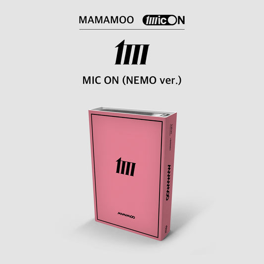(ONE) MAMAMOO MIC ON 12th Mini Album NEMO Ver (NEMO ALBUM New Product)