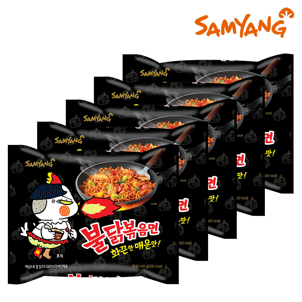 تسليم فوري حلال|| (ONE) Samyang  Buldak Stir-fried Noodles