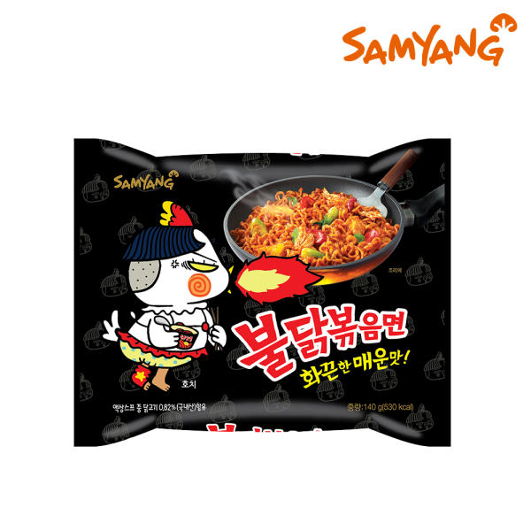 تسليم فوري حلال|| (ONE) Samyang  Buldak Stir-fried Noodles