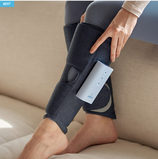 واحد - الجهاز متخصص ل تحريك عضلات  الرجل وتدفئتها  واهتزازها وكأنك تقوم بتمارين رياضية اقراء النشره  | (ONE) Airdic wireless pneumatic heating calf foot massager