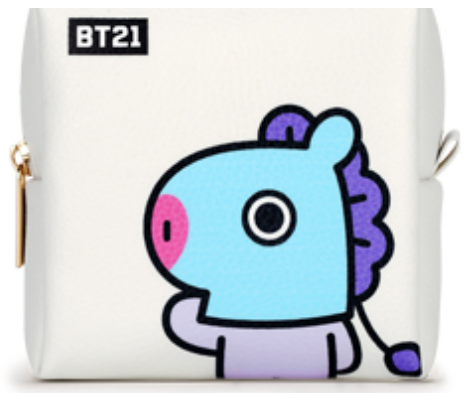(ONE) BT21 - PU Square Pouch L