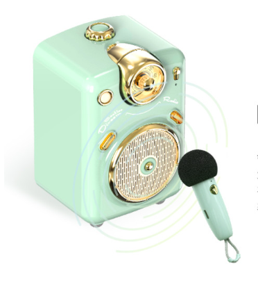 (ONE) OTHER PRODUCT [Domestic Genuine] D-Boom D2 Fairy OK Microphone Bluetooth Speaker Home Karaoke Retro Wireless Radio
