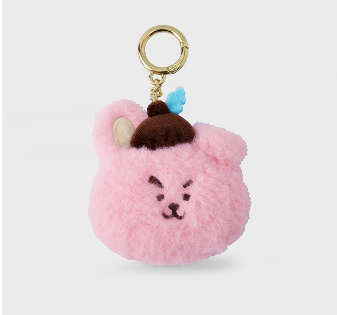 (ONE) BT21 Line Friends Hope in Love Face Doll Keyring