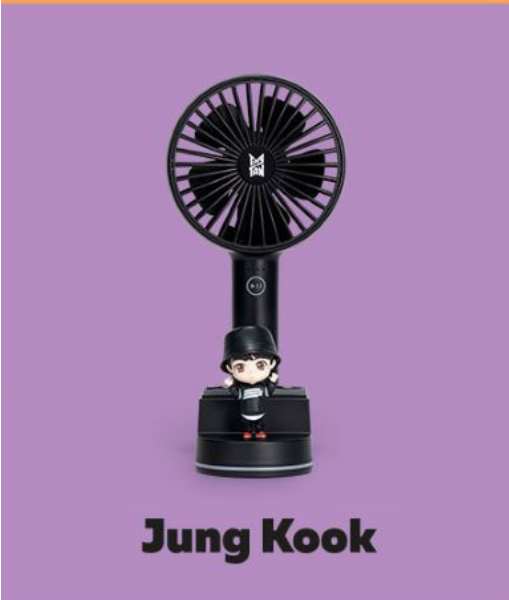(ONE) BTS Tiny Tan BTS Portable Kook Fan Cradle Figure Jung BTS