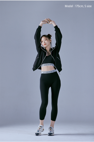 LE SSERAFIM TRACK TOP Black L