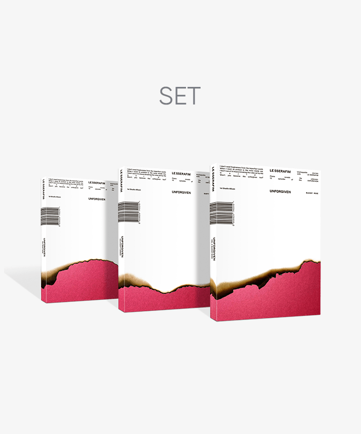 (SET) LE SSERAFIM 1st Studio Album 'UNFORGIVEN' (Set)