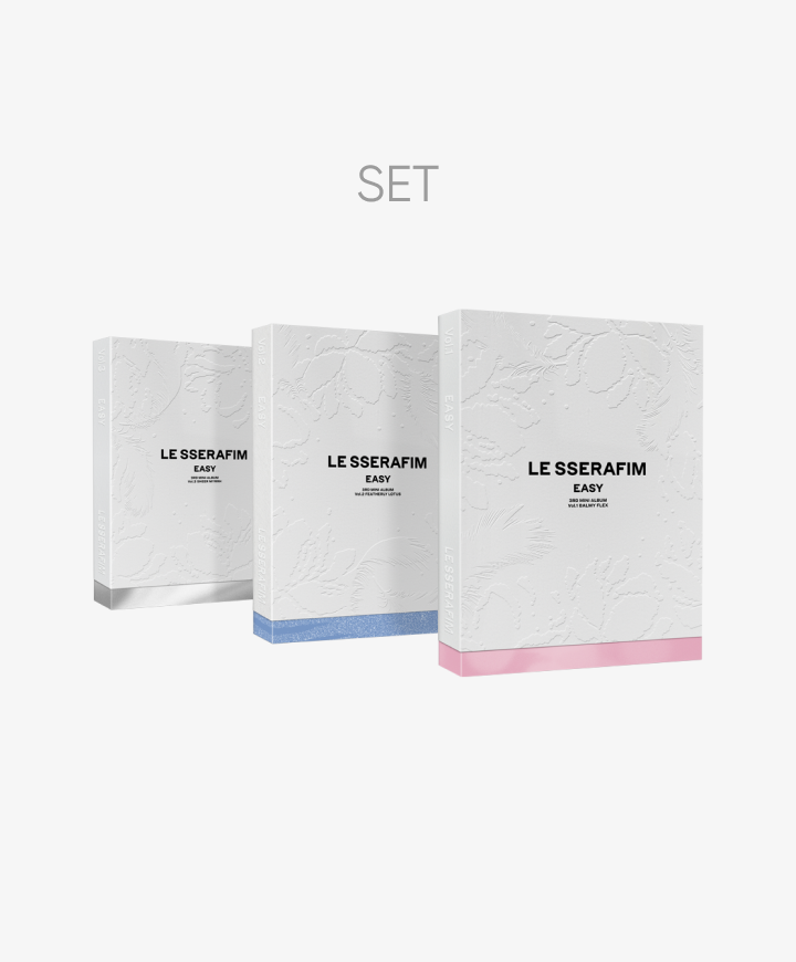 (SET) LE SSERAFIM 3rd Mini Album 'EASY' (Set)