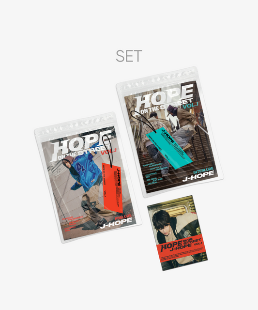 (SET) BTS j-hope (BTS) 'HOPE ON THE STREET VOL.1' (Set) + 'HOPE ON THE STREET VOL.1' (Weverse Albums ver.) Set