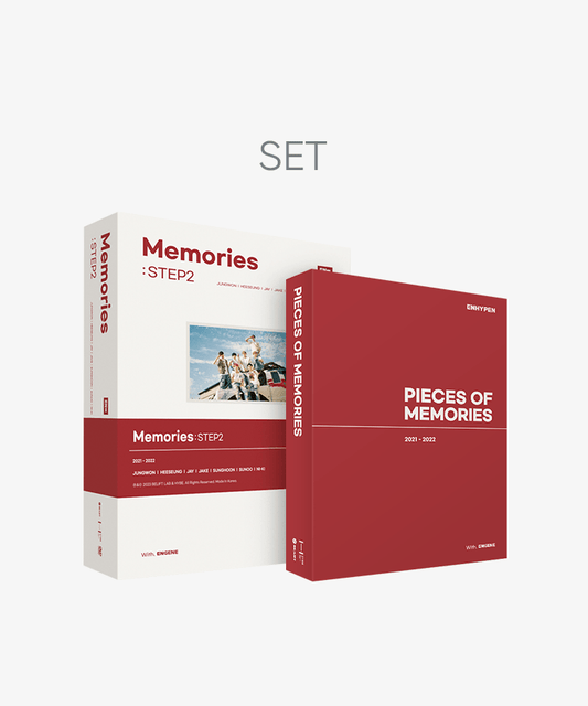 (SET) ENHYPEN Memories : STEP 2 DVD + PIECES OF MEMORIES [2021-2022] SET