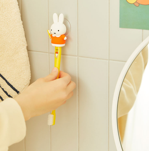 سيت - مافي كاكاو فريند فرشاه أسنان مع تعليقه | (SET) KAKAO FRIENDS Miffy- Toothbrush Holder