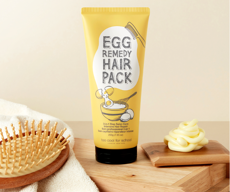 واحد - معالج الشعر مصنوع من البيض يعالج الشعر ويجعله اكثر حيوية | (ONE) SKIN CARE - Egg Remedy Hair Pack
