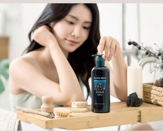 واحد - شامبو تحسين تساقط الشعر بالفاصوليا السوداء (سعة كبيرة) 520 مل ، | (ONE) Nature Republic  Black Bean Hair Loss Improvement Shampoo (large capacity) 520ml, choose 1