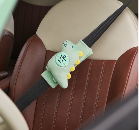 واحد - كاكاو فريند -اكسسوارات سيارة | (ONE) KAKAO FRIENDS Dinosaur Jordy seat belt cover