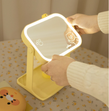 واحد- جانجك مرايا مضائه بدرجات متعدده شاهد وصف | (ONE) KAKAO FRIENDS Chunshik's LED mirror