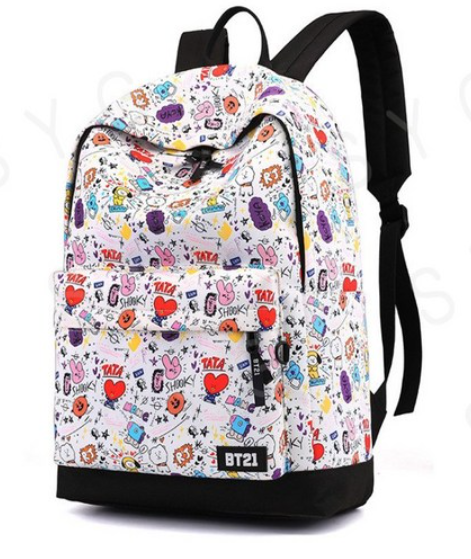(ONE ) BT21_ HS Backpack Travel Bag