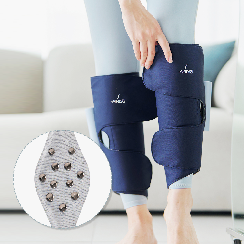 واحد - الجهاز متخصص ل تحريك عضلات  الرجل وتدفئتها  واهتزازها وكأنك تقوم بتمارين رياضية اقراء النشره  | (ONE) Airdic wireless pneumatic heating calf foot massager