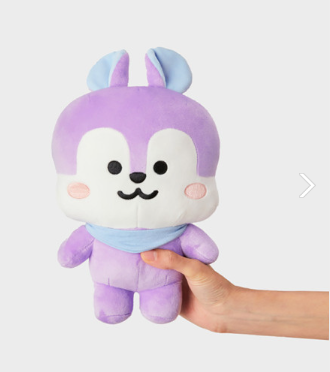 (ONE) BT21 Line Friends BT21 MANG Hop-in-Rub Costume Standing Doll