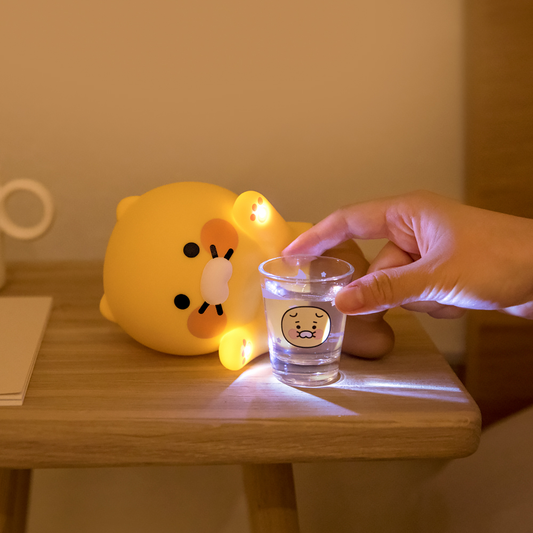 (ONE) Kakao Friends Chunsik Glass Figure Light Emotional Lighting Mood Light Bulmeong LED Lighting Lamp Solo Drink Item