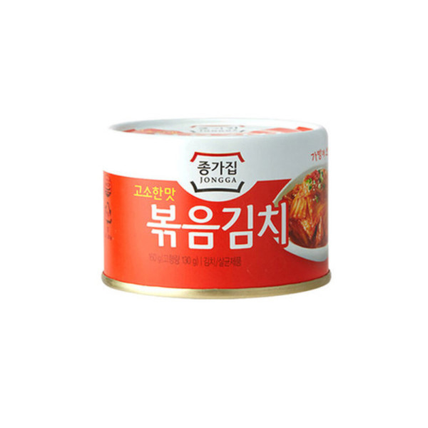 سيت عدد ثلاث|(SET) Jongga Savory Flavor Jongga House Fried Kimchi 160g (can) X3 PIC