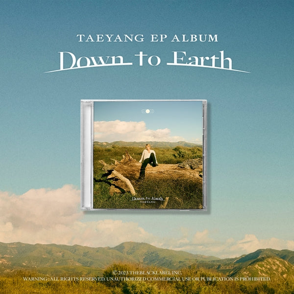 (ONE) WINNER TAEYANG - Down to Earth / EP ALBUM