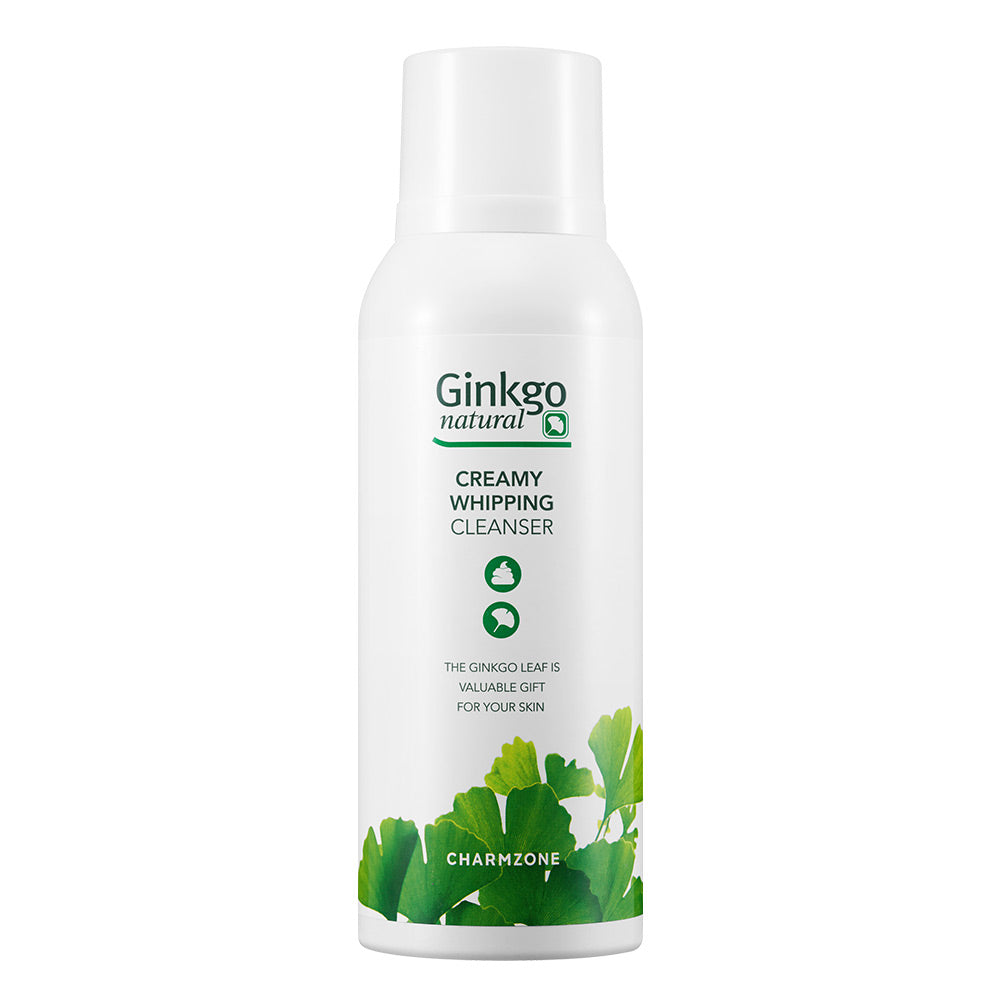 (One)Charmzone -  Ginkgo Natural Creamy Whipped Cleanser 150ML|| توفر طاقة نضرة وصحية في أعماق الجلد كما لو كانت تشبه الطبيعة