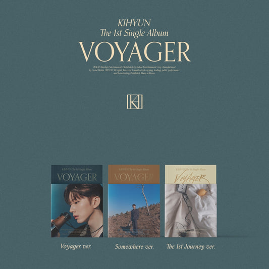 (ONE) KIHYUN The 1st Single Album 'VOYAGER - VER SET + JEWEL VER