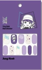 (ONE) BTS TinyTAN nail sticker magic door