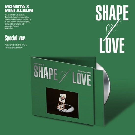 (ONE) MONSTA X Mini Album SHAPE of LOVE - SPECIAL VER.