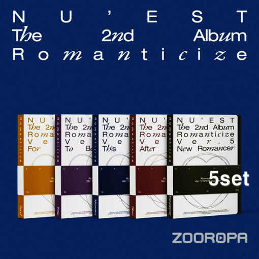 (SET) NUEST 2nd Album Romanticize [5 pieces set]