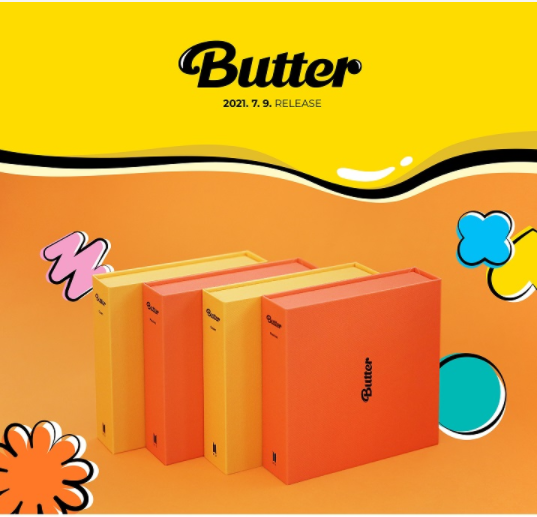 (One )  Bts - Butter weverse || البوم فرقه بي تي اس اختر واحد من اصل اثنين بدون هدايا 