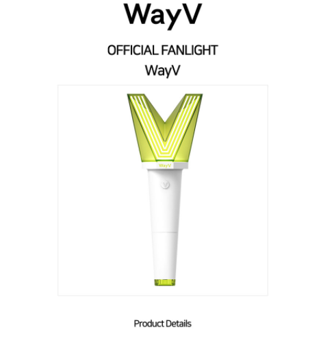 (One) WayV -  Official Light Stick || العصا الرسمي والاصلي لفرقه (وي في)