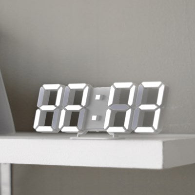  (One)Mooas brand -  Premium 3D LED Wall Clock| ماركه Mooas  - ساعة حائط LED ثلاثية الأبعاد 