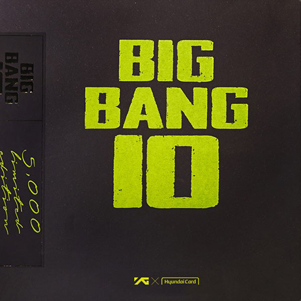 (One) BIGBANG10 THE VINYL LP: LIMITED EDITION         البومات لفرقه بيق بانق نادرة