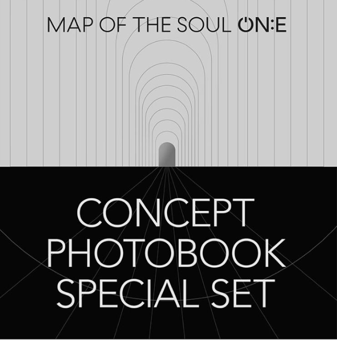 (SET) ..BTS -  MAP OF THE SOUL : ONE CONCEPT PHOTOBOOK SPECIAL SET   كتاب بي تي اس الجديد - سيت كامل من نسختين ابيض واسود 