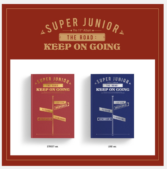 (ONE) SUPER JUNIOR - The 11th Album - Vol.1 'The Road : Keep on Going'