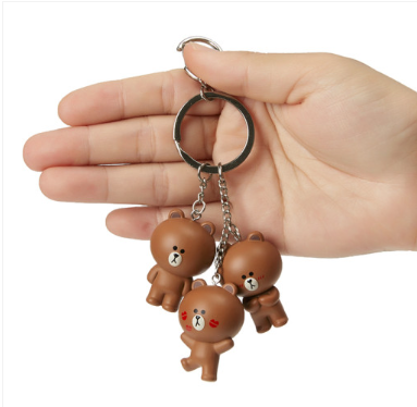 (ONE) Line Friends Brown Noisy Keyring