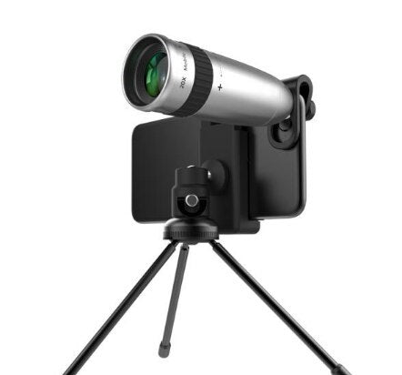 4K HD Smartphone Telephoto Lens Ultralight Cannon Lens وداعا للكاميرا اثنين في واحد اربطه مع جوالك واستمتع بجمال ووضوح وتكبير شاهد الوصف